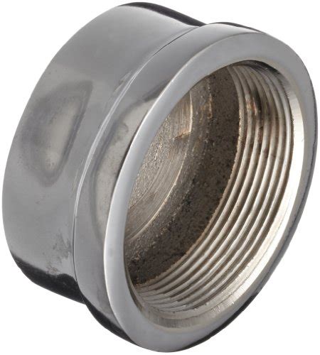 Chrome Plated Brass Pipe Fitting Cap 1 2 NPT Female Chrome Pipe