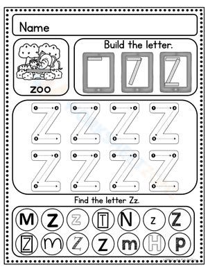 Free Printable Handwriting Without Tears Worksheets PDF