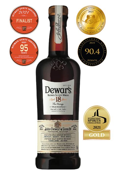 Dewar's 18 Years Blended Scotch Whisky – Jensens Liquors