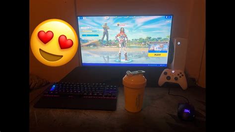 Updated Xbox Series S Gaming Setup Tour 120fps Fortnte Kbm Console