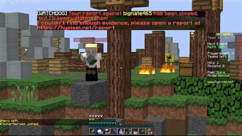 Hypixel Skywars Killing A Hacker Youtube