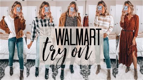 Huge Walmart Try On Haul Fall Winter 2020 Youtube