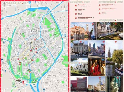 Bruges Maps Top Tourist Attractions Free Printable City Street Map