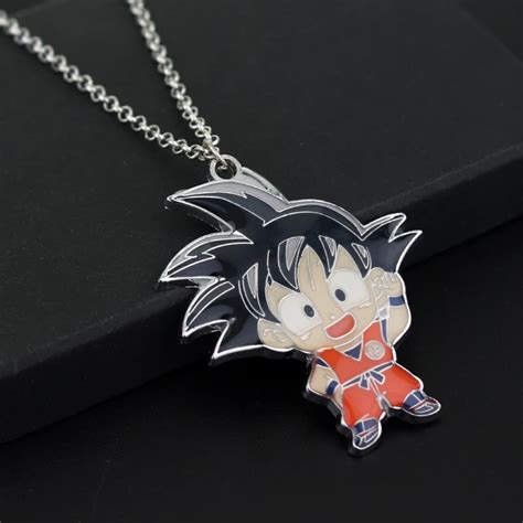 Aliexpress.com : Buy Anime Dragon Ball Z Son Goku Figure Charm Necklace ...