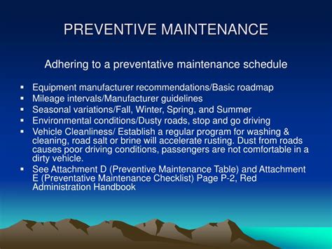 Ppt Preventive Maintenance Powerpoint Presentation Free Download Id6809630