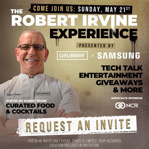 Robert Irvine On Twitter Keep The Party Going After The National