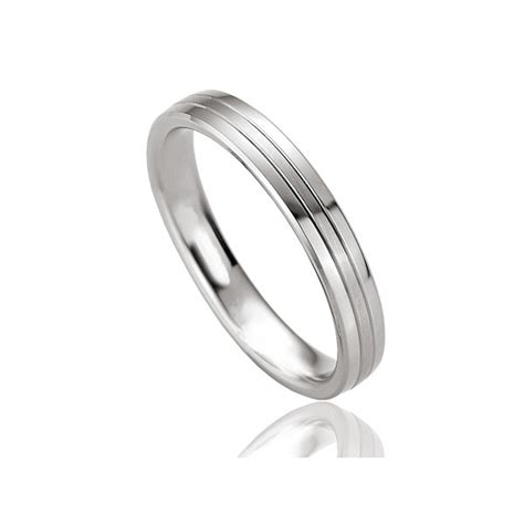 Bague Alliance Breuning En Argent Pour Homme Mod Le Gianni