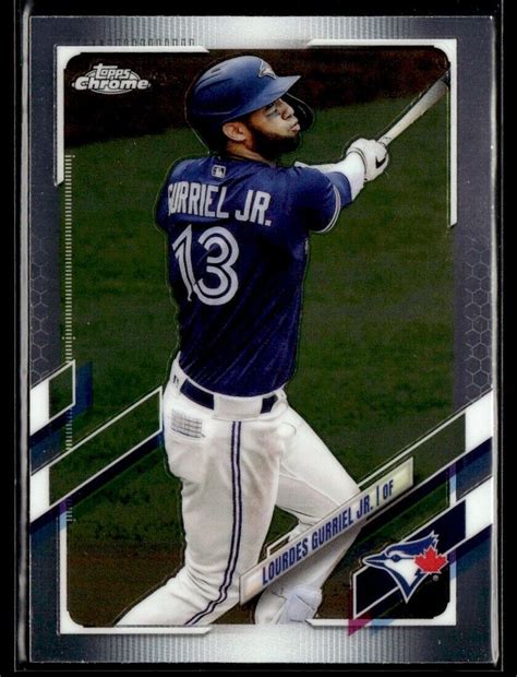 2021 Topps Chrome 64 Lourdes Gurriel Jr Toronto Blue Jays EBay