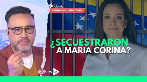 Mar A Corina Perseguida Por El R Gimen Chic Al D A Evtv