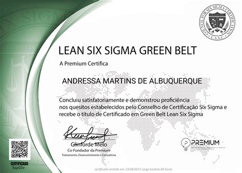 Green Belt Em Lean Six Sigma Premium School Kingdom