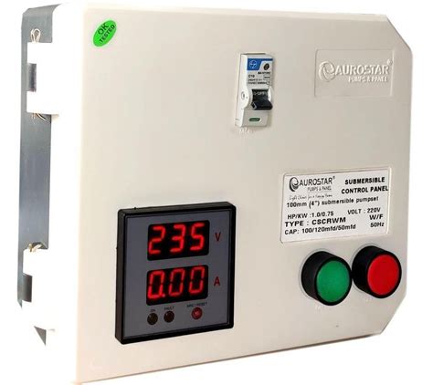 Single Phase V Submersible Pump Digital Control Panels Hp At