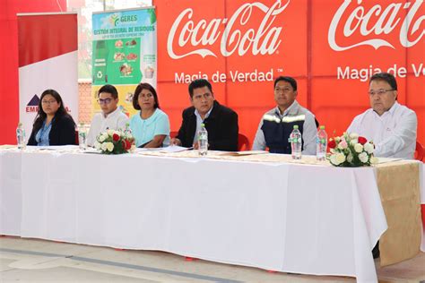 Sacaba sin Residuos Fundación Coca Cola de Bolivia lanza programa