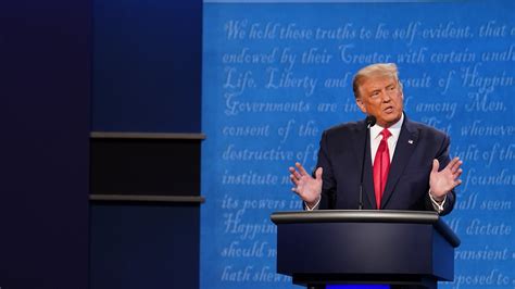 4 Key Trump Moments At The Final Debate The New York Times