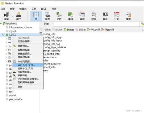 Nacos配置数据库nacos配置数据库信息 Csdn博客