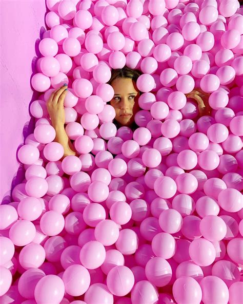 Ballie Ballerson — Saphron London Ball Pit Photoshoot Ball Pit Pink Aesthetic