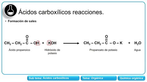 Reacciones de los ácidos carboxílicos 1 YouTube