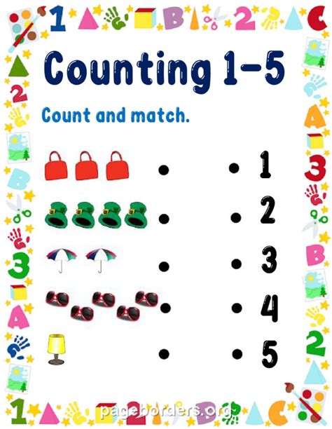 Counting 1 5 Activity