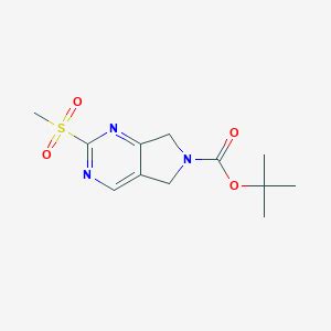 Synthesis Routes Of Tert Butyl Methylsulfonyl H Pyrrolo D