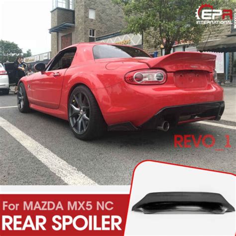 For Mazda MX5 NC NCEC Roster Miata EPA Hard Top FRP Rear Trunk Spoiler