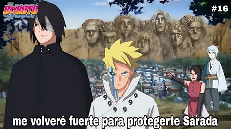 Sasuke Uchiha libera todo el podér de boruto Uzumaki Boruto Two Blue