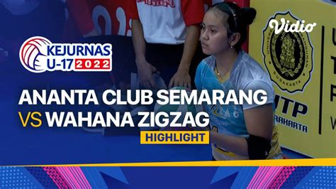 Highlights Perempat Final Putri Ananta Club Semarang Vs Wahana