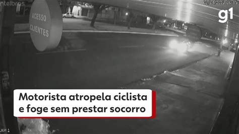 Vídeo Motorista atropela ciclista e foge sem prestar socorro Paraná G1