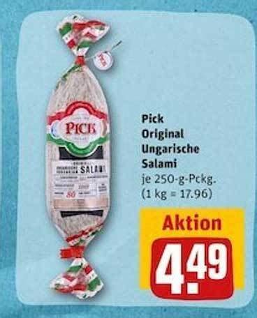 Pick Original Ungarische Salami Angebot Bei Rewe