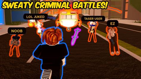 Intense Sweaty Criminal Battles Roblox Jailbreak Interesting Clips