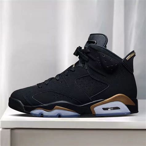 Tênis NIKE AIR Jordan 6 Modelos De Basquete Unissex AJ6 Absorvente De