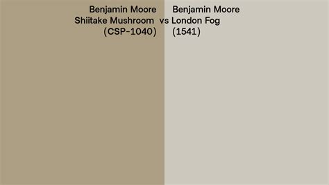 Benjamin Moore Shiitake Mushroom Vs London Fog Side By Side Comparison