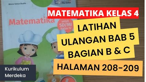 Mari Kunci Jawaban Matematika Kelas Latihan Ulangan Bab Halaman