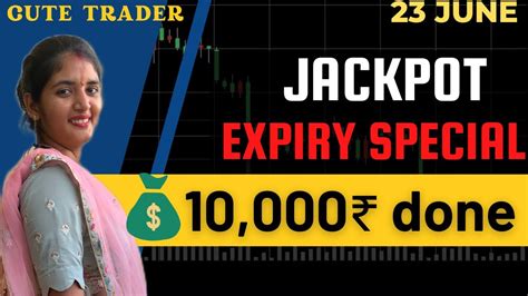 10000 Profit Live Intraday Trading Jackpot Expiry Day Banknifty