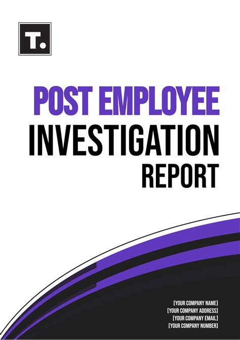 FREE Investigation Report Templates & Examples - Edit Online & Download ...