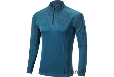 Mizuno Camiseta Breath Thermo Body Mapping 1 2 Zip en promoción