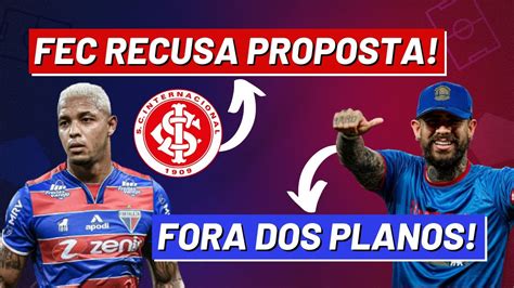 FORTALEZA RECUSA PROPOSTA DO INTER POR DAVID FORA DOS PLANOS