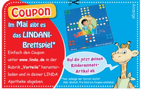 Gratis Brettspiel Lindani In Linda Apotheken