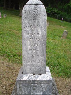 Susanna Fry 1844 1901 Mémorial Find a Grave