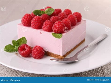 Raspberry Dessert Stock Image Image Of Dairy Gourmet 24011047