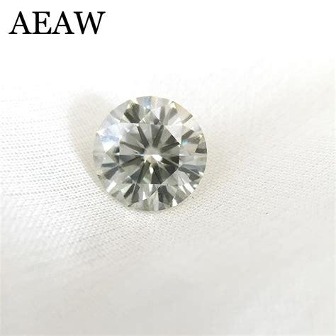 Round Brilliant Cut 3 ct Moissanite 9mm G Color Moissanite Loose Stone ...