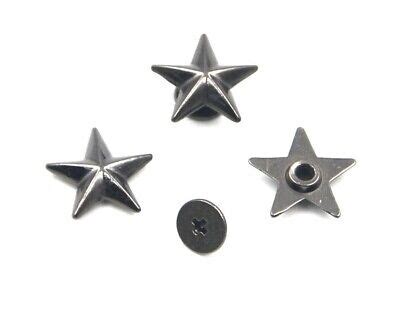 Metal Star Rivets Pcs For Belt Bag Shoes Cap Tags Leather Crafts