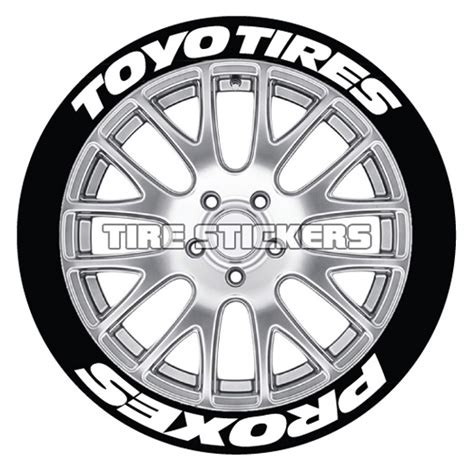 Toyo Tires Proxes (FULL KIT) – Tire Stickers Canada