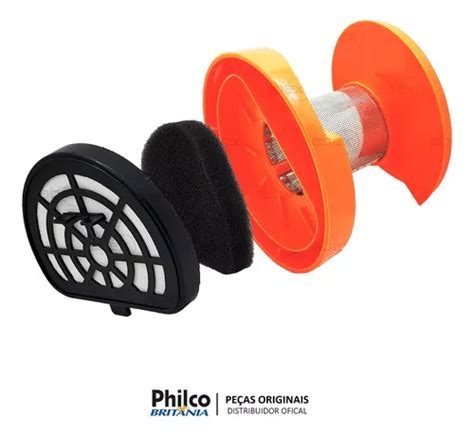 Filtro Completo Aspirador De Po Philco Ciclone Force 1250w Frete grátis