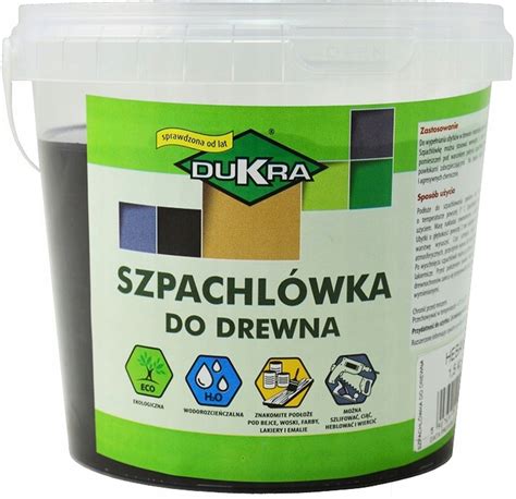 Szpachlówka do drewna Dukra 1 5kg HEBAN 12065270141 oficjalne