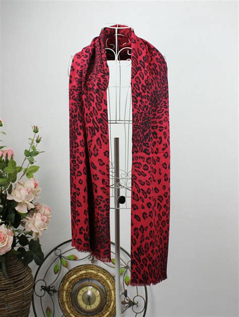 Buy Wholesale Fringed Leopard Print Scarf Shawls Women Winter Warm