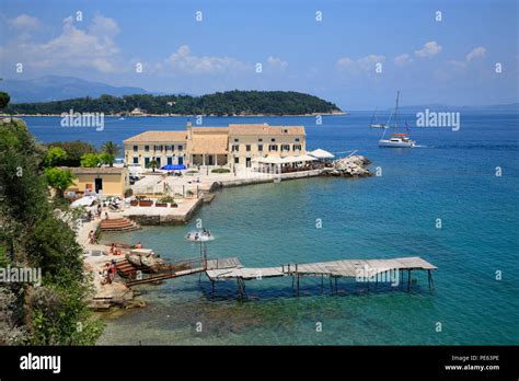 Faliraki bath with Restaurant En Plo, Corfu old town, Corfu, Greece ...