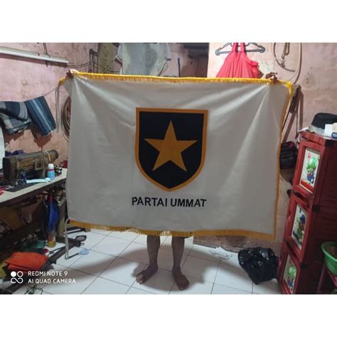 Jual Bendera Pataka Partai Umat Shopee Indonesia