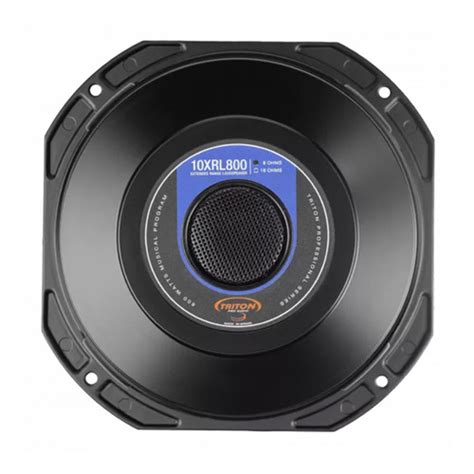 Woofer Triton Polegadas Rms Xrl Ohms W