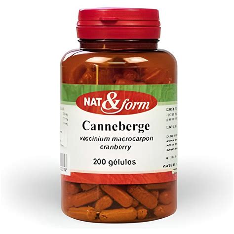 Nat Form Canneberge Cranberry 200 gélules Cdiscount Santé Mieux