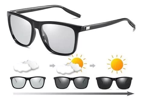 O Que É Oculos Fotocromatico - Óculos Fotocromático Escurece No Sol Polarizado Uv400 Cor Da Armação ...