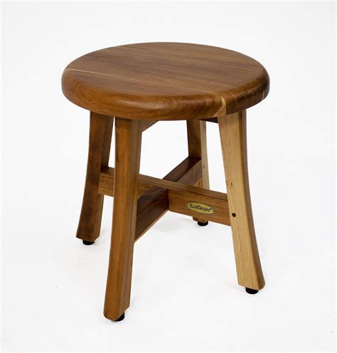 Amazon Beautiful Teak Shower Stool And Foot Rest For Shaving Legs